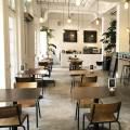 Twenty Eight Cafe - 28 Wilkie | Product Seen: [Customised Table top + Cosson Table Base & Mantis Sidechair]